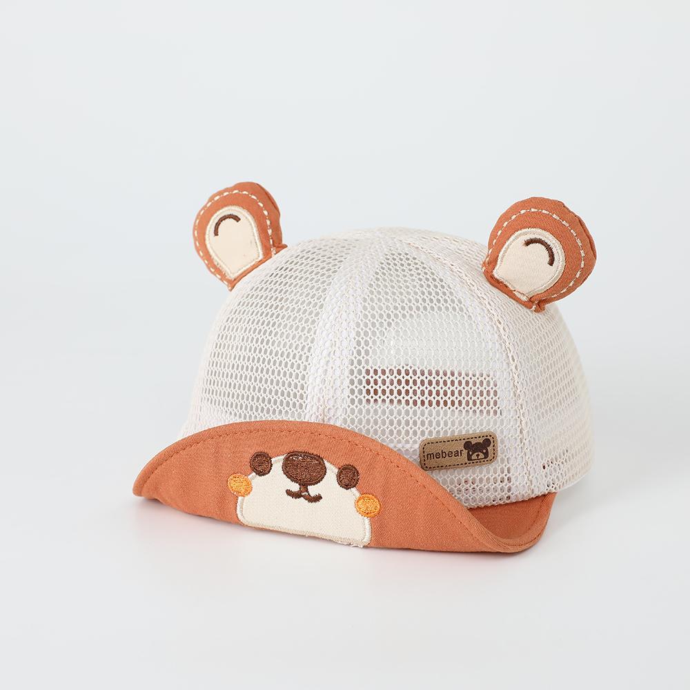 

Baby Hat 50cm 1-3 Years Summer New Cartoon Soft Brim Cap Boys Cool Sun Hat Children Girls Breathable Baseball Cap Sun Protection 50CM помаранчевий
