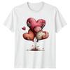 Hearts Valentines Day Unisexs TShirt Unisexs Tee Graphic Unisex Top