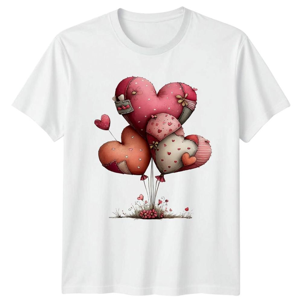 Hearts Valentines Day Unisexs TShirt Unisexs Tee Graphic Unisex Top S