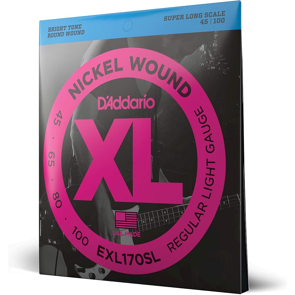 D'Addario Daddario Bass String Nickel Super Long Scale .045-.100 EXL170SL [Domestic Genuine]
