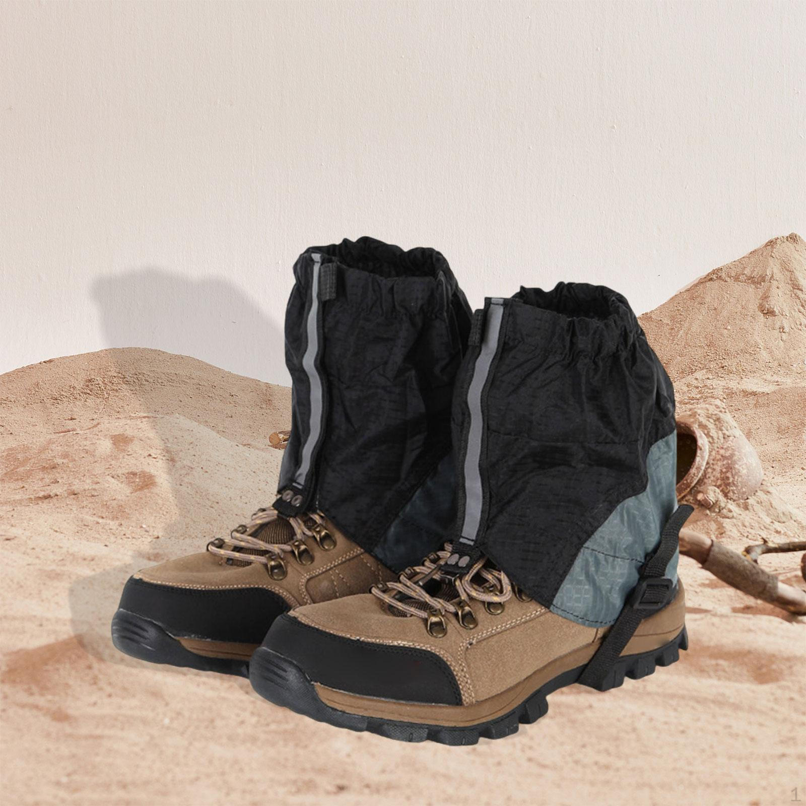 

Leg Covers for Mountaineering Wear Resistant with Shoelace Hook Sleeves Protection Running помаранчевий