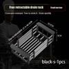 Stainless steel drainage rack retractable kitchen storage rack sink fruit and vegetable basket  household dishwashing rack