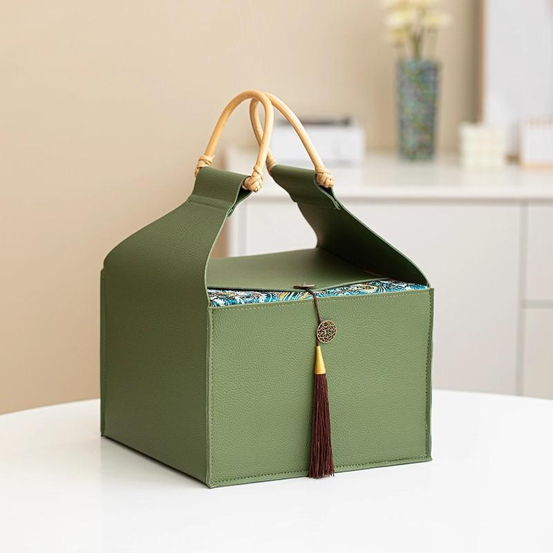 Luxury Leather Gift Box Elegant Wedding Candy Box, Premium Packaging for Coffee, Tea, Sweets, Bridal Souvenirs  Empty Gift Box