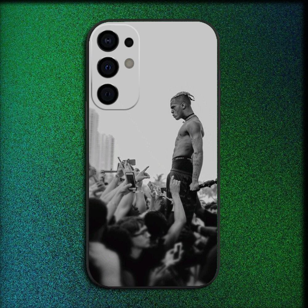 Rapper X-XXXTentacionS Phone Case For Samsung S25,S24,S21,S22,S23,S30,Ultra,S20,Plus,Fe,Lite,Note,10,9,5G Black Cover