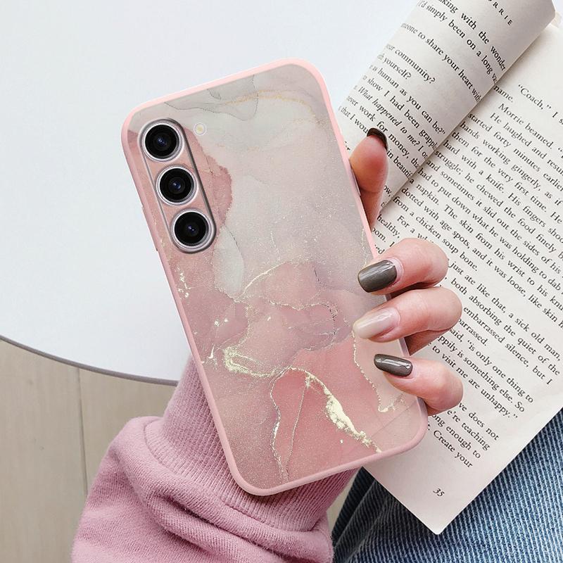 Case For Samsung A55 5G Back Cover Protective Silicone Funda Fashion Marble Stone Texture Coque For Samsung Galaxy A54 A56 Capa