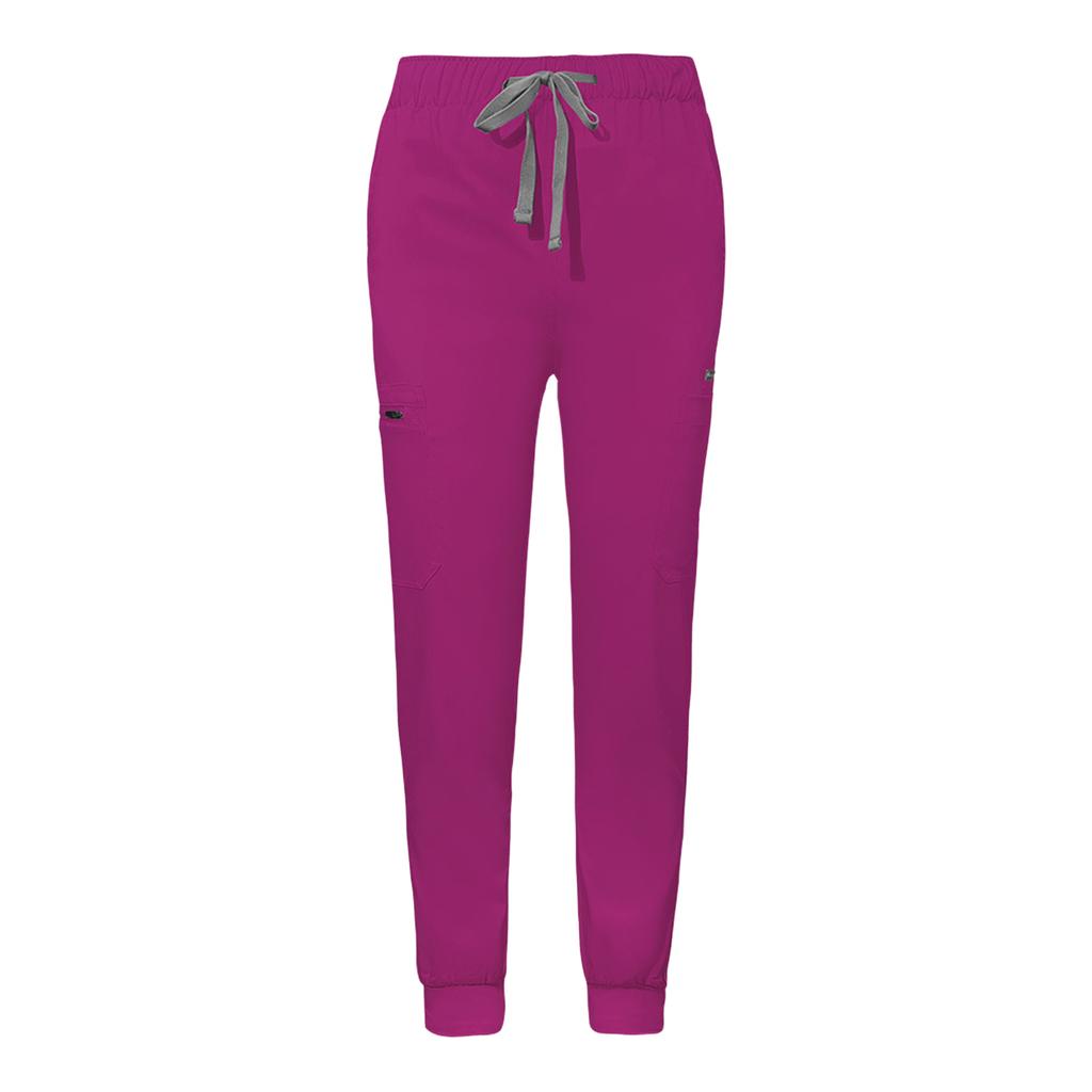 Women's Ribbed Cuffed Pants, Joggers Long Pants for Work