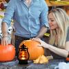 1-10PCS Halloween Ghost Face Pumpkin Lamp LED Ghost Lamp Candle Light Retro Small Oil Lamp Halloween Party Home Horror Props