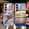 For OPPO Realme C85 5G Case Flower Soft Matte Silicone Back Cover For Realme 15x RealmeC85 C 85 4G 5G Full Phone Shell Fundas