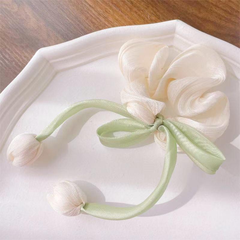 

1 шт. милый стример тюльпан резинка для волос заколка для волос краб для волос, женский модный темпераментный высококлассный аксессуар для волос