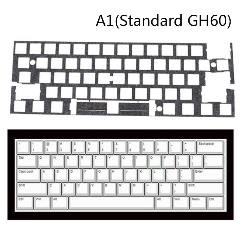 Foglio smorzatore di rumore per interruttore, cuscinetto morbido, spugna di schiuma per tastiera meccanica