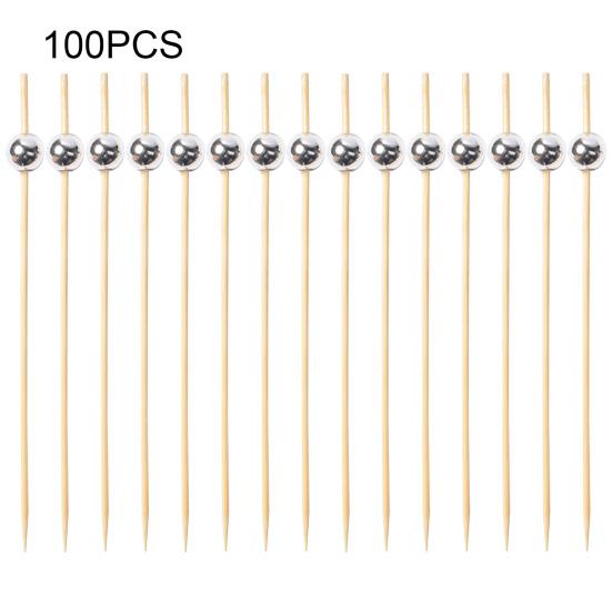 

100 шт./пакет, овощные палочки, здоровые легкие фрукты, еда, салат, палочки для торта, палочки для коктейлей, зубочистки 12cm серебряный