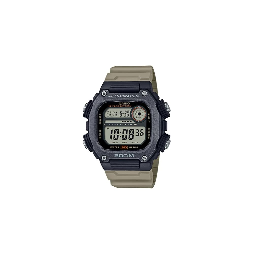 Casio Standard Digital Watch DW-291HX-5AV Long Strap Men s Khaki Overseas Model