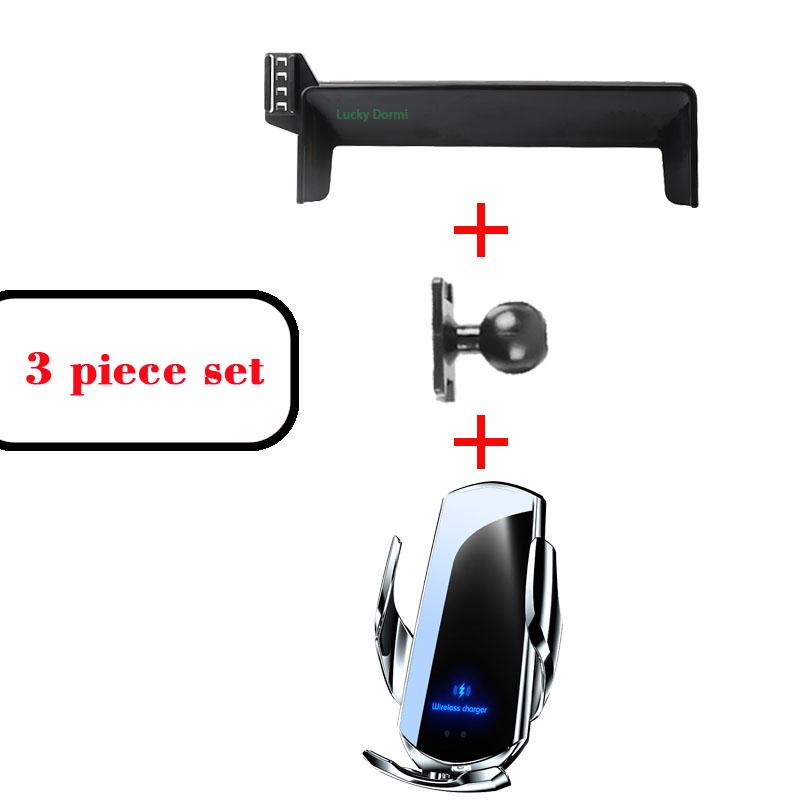 Autohouder voor Volkswagen ID.Buzz GTX 2025 12,9" Schermpaneel Vaste Basis Telefoonhouder Draadloos Opladen Telefoonstandaard Auto Accessoire