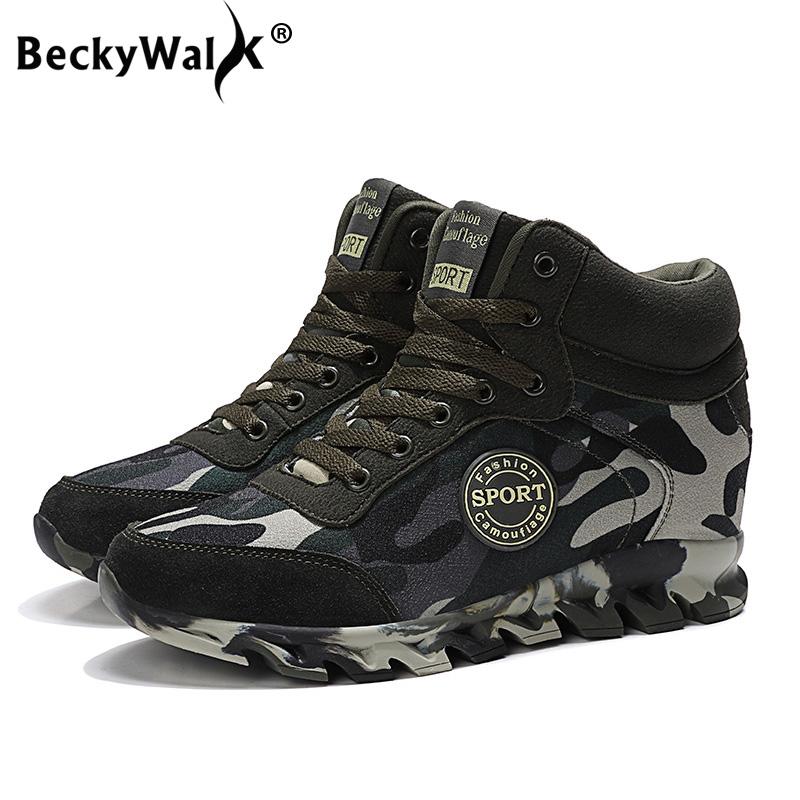 Fashion Camouflage Female Boots Women Casual Sneakers Lace up Autumn Winter Ankle Boots for Women Shoes Big Size 35-42 WSH3422