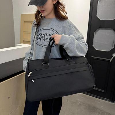 New Travel Bag Unisex Sports Fitness Bag Shoulder Bag Travel Bag Shoe Compartment Wet and Dry
