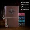 Korean Retro Loose-leaf Notebook: Creative Travel Diary with Pirate Ship Design