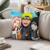 Naruto Pillow Case Sofa And Living Room Decorative Cushion Covers Dustproof And Miteproof Invisible Zipper