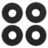 4Pcs 1.0in Tire Skin Simulation Model RC Car Parts for 124 RC Climbing Car (Skull Hand Claw Tire