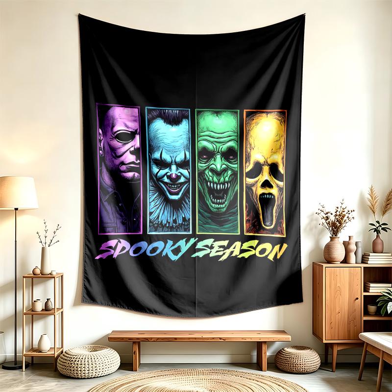 Horror characters (5) Tapestry Suitable For Decorating Homes Dorms And Bedrooms Soft To The Touch And A Perfect Gift For Friends And Family