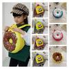 Sweet Donut Eggshell Backpack For Kindergarten Kids Cute And Durable