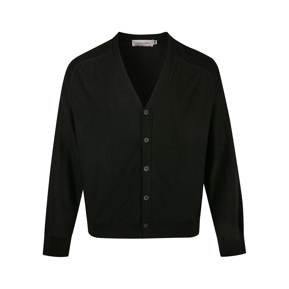

EME Autumn Silk Wool Blend Retro Button Cardigan XXL