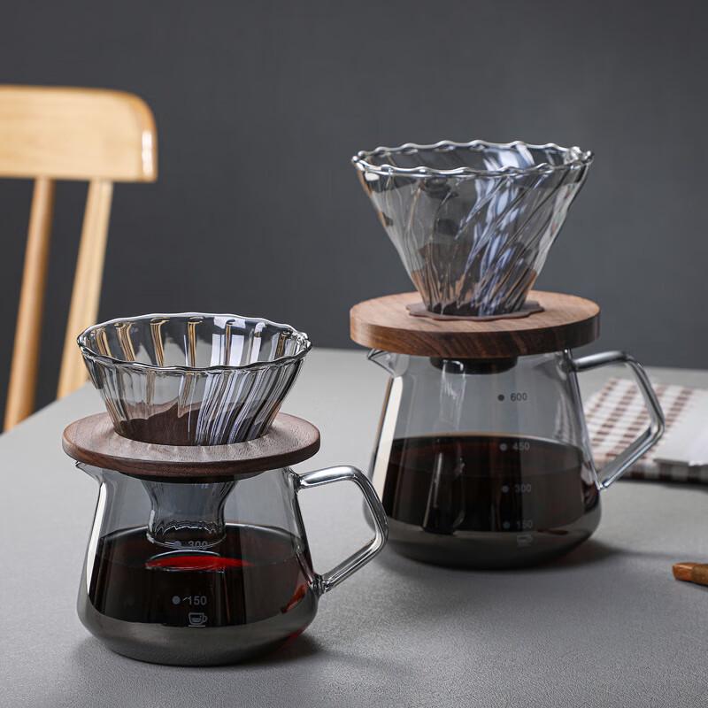 Pour-Over Coffee Maker Glass Set