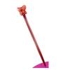 Les Trésors De Lily [A1587] - Picot chignon bois 'Papillons' rouge - 21 cm- 30x25 mm