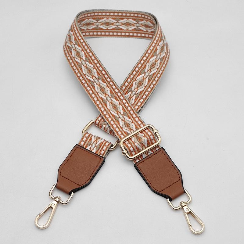 

Регульований шкіряний ремінь кросбоді - Жіночий плечовий аксесуар Gold Hook