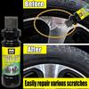 Polishing frost wheel hub repair kit, remove scratches and scuffs, restore fading, improve car maintenance durable plastic