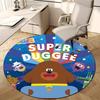 1pc Hey Duggee2 Design Printed Area Round Carpet for Bedroom Living Room Home Decor Rugs Mat Non Slip Mat Rug for Bedside