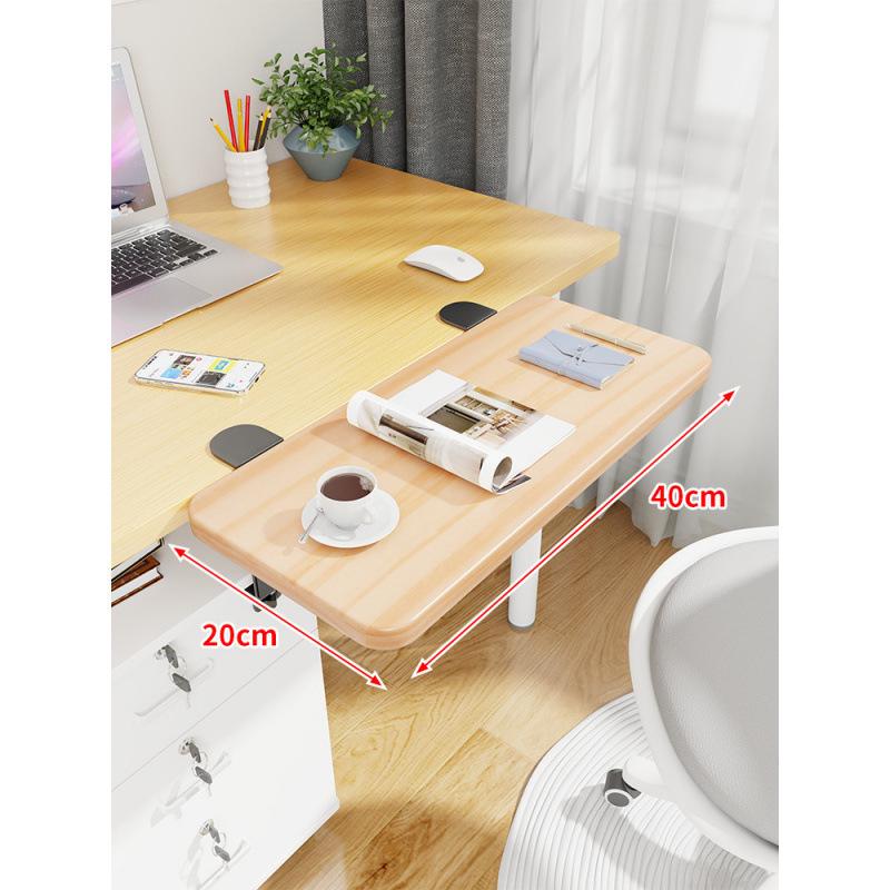 Składana Podpórka pod Nadgarstki do Klawiatury Biurkowej: Wydłużony wspornik krawędzi stołu do stanowiska pracy w akademiku