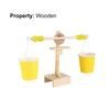 Science Kit Collective Intelligence Development Smell-less Wooden Balance Scales Model for Kid