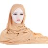Muslim Women Long Scarf Pull On Ready Wear Instant Hijab Chemo Cap One Piece Amira Head Wrap Turban Femme Shawl Bandanas Scarves
