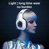 Gaming Headsets with Microphone Led Light Stereo Bass Surround 2.4Ghz Bluetooth-compatible Headphone for Laptop Desktop