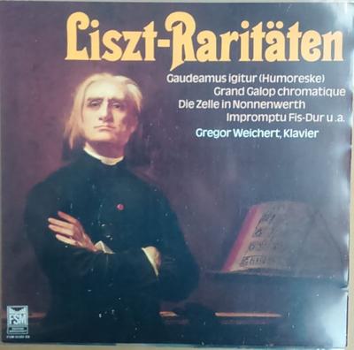 Płyta LP GREGOR WEICHERT Liszt Raritten FSM53203EB FSM 1977 Niemcy Klasyczna Używana
