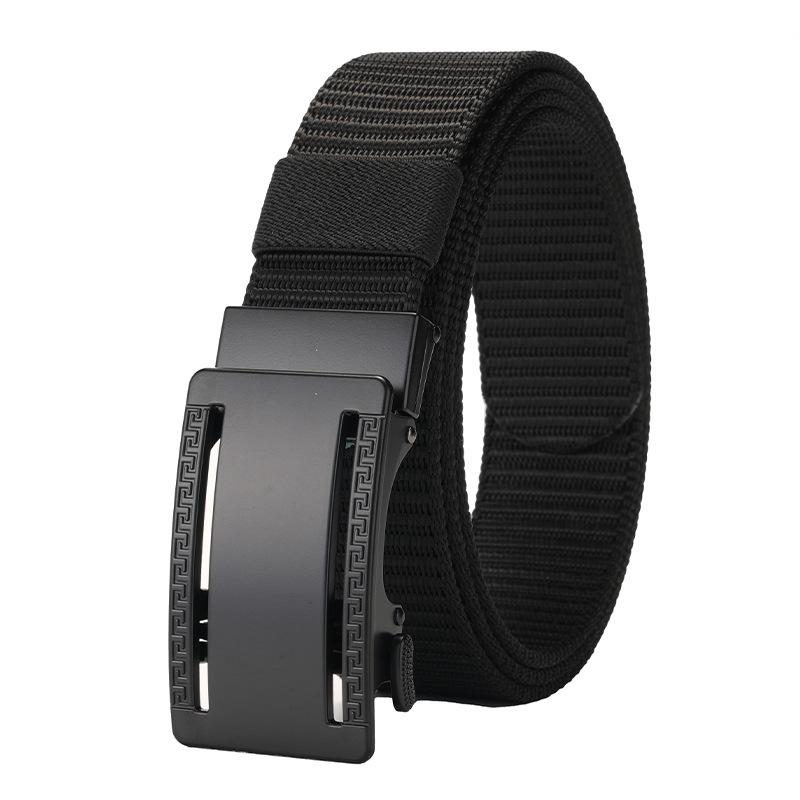 

Мужской новый ремень с автоматической пряжкой, прочный нейлоновый тактический плетеный ремень для среднего возраста и молодежи, брюки для активного отдыха 120cm