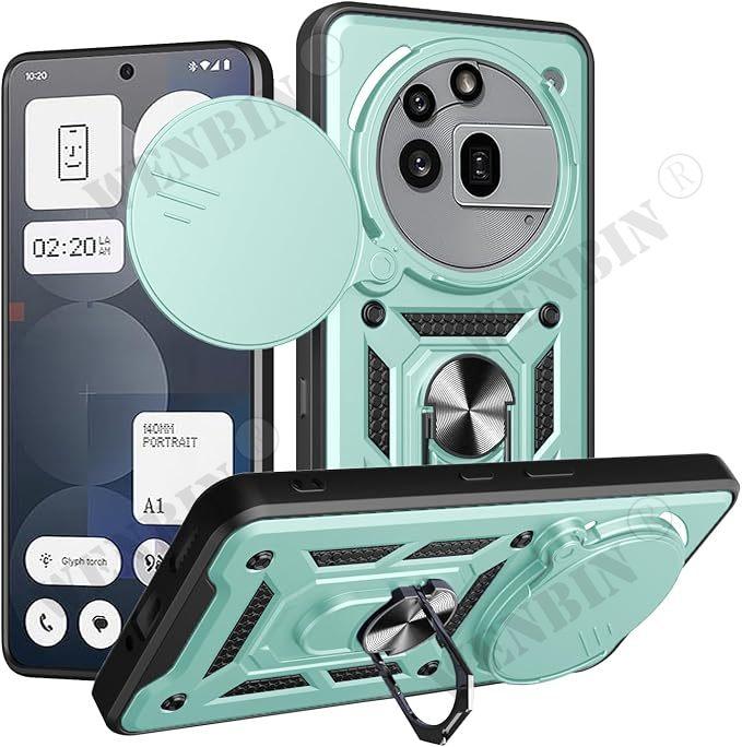 

Case For Nothing Phone 3 3a Pro 2a Cover Lens Protection With Ring Magnetic Holder Coque Fundas Nothing Phone (3a)