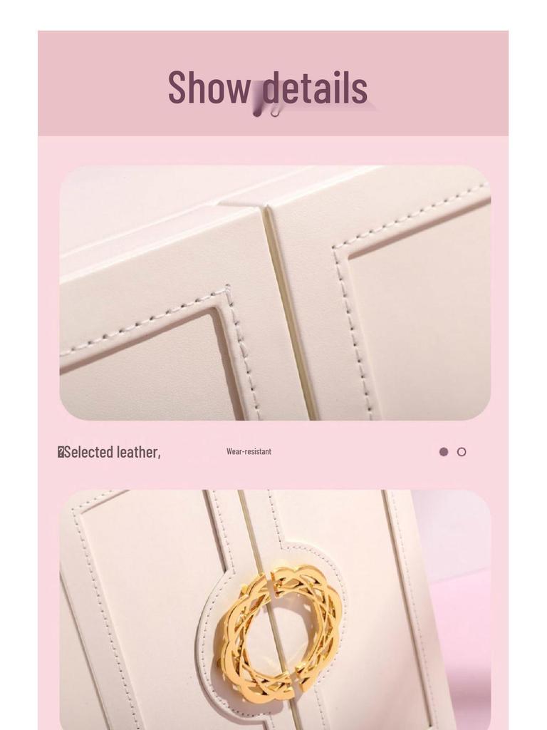 Multi-layer European Luxury Jewelry Box for Earrings, Rings & Necklaces