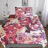 2/3pcs Hazbin Hotels Bedding Set 3D Print Polyester Duvet Cover Single Twin Queen King Size for Home Decoration Birthday Gift