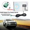 Pro DAB Digital Car Radio Aerial Antenna Glass Mount FAKRA Plug with 3m Line for Digital Audio Broadcast Receiver
