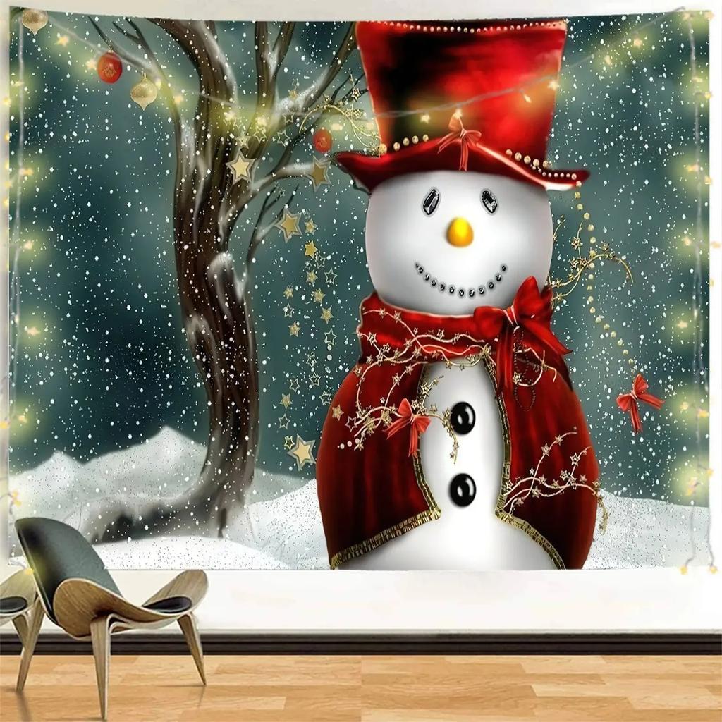 Christmas Cute Cat Tapestry Living Room Sofa Home Decor Christmas Gift