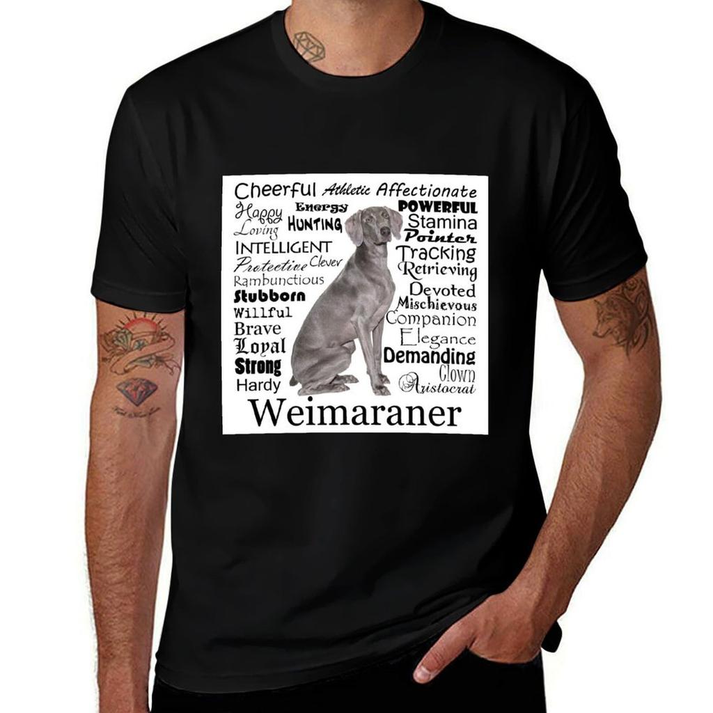Weimaraner Traits TShirt Plus Size Lightweight Tee Shirt