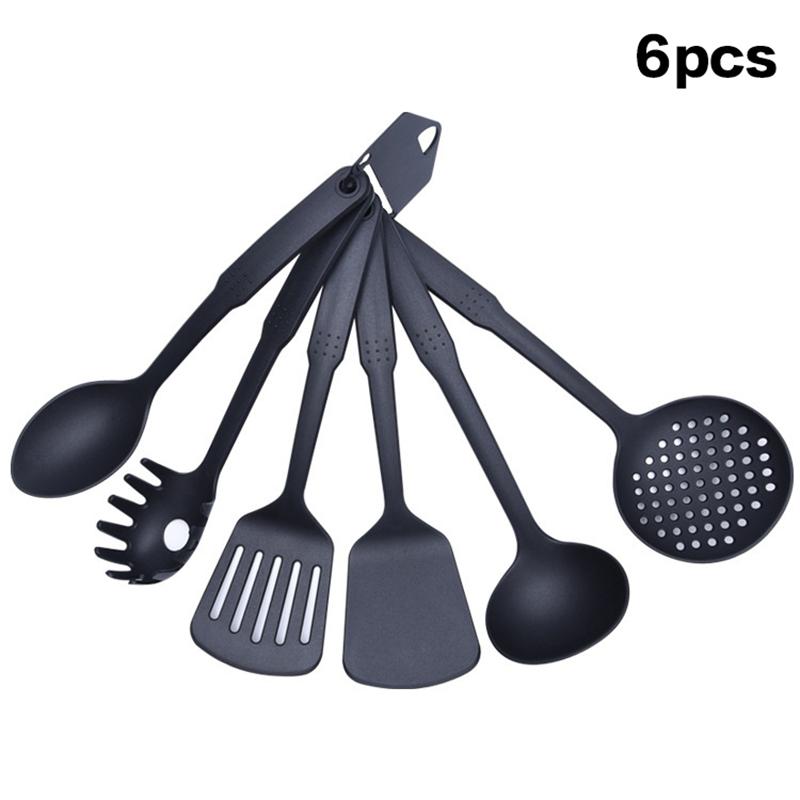Non-stick Nylon Cookware Set (7 Pieces) - High-temperature Resistant Nylon Cooking Spoons And Spatulas