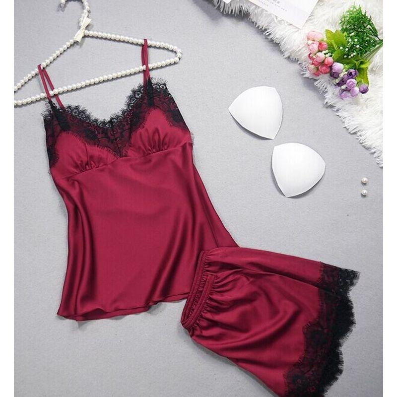 Sexy Suspenders Shorts Pajamas Homewear Nightdress