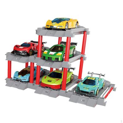 1:64er Maßstab Parkplatz Spielset, Fahrzeuge Spielset Entwicklung Lustiges Garagen-Spielset Kinder's