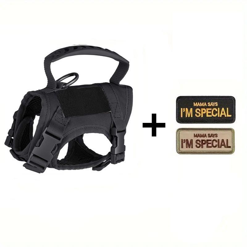 Abbigliamento per Gatti Accessori per Gatti Sicuro Pettorina Tattica Leash di Trazione Con Due Adesivi Per Gatti Cuccioli e Cani Piccoli