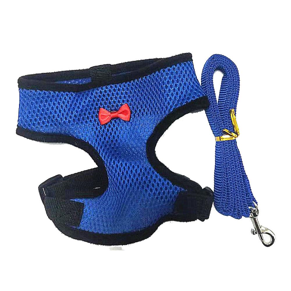 Fashion Chicken Duck Vest Hen Belt Pet Harness Matching Collars Bow Comfortable Leads Breathable Poultry Supplies