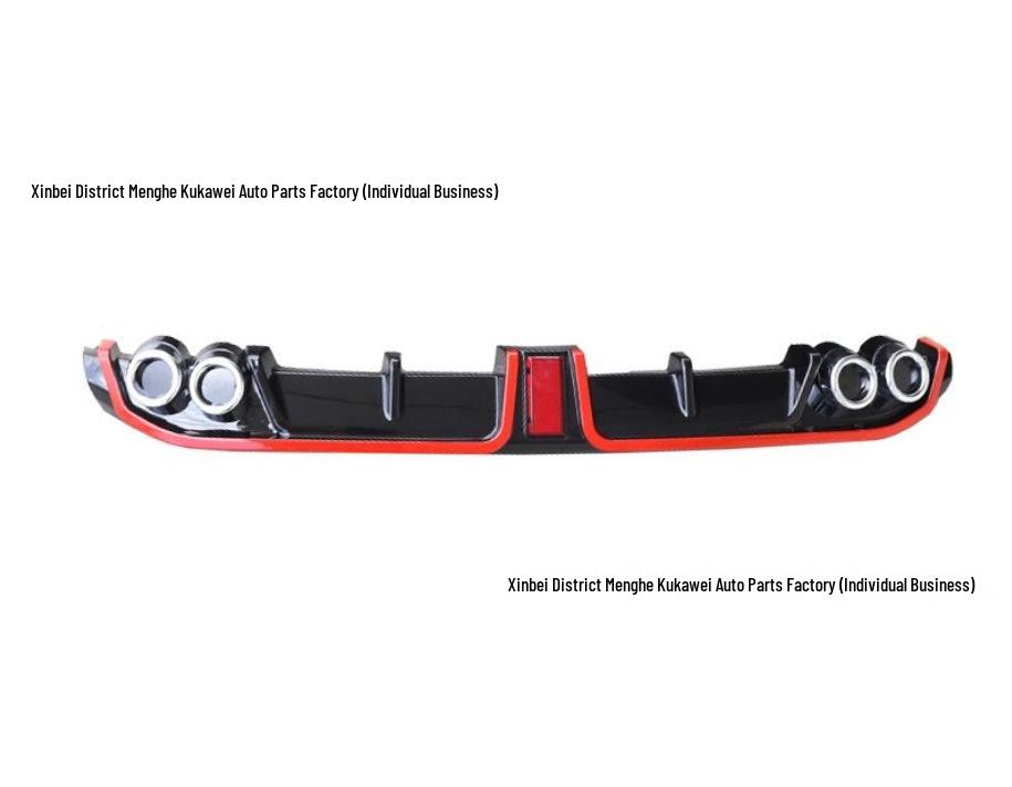 19 Corolla Rear Lip Spoiler & Bumper Anti-collision Kit for Hybrid Modification