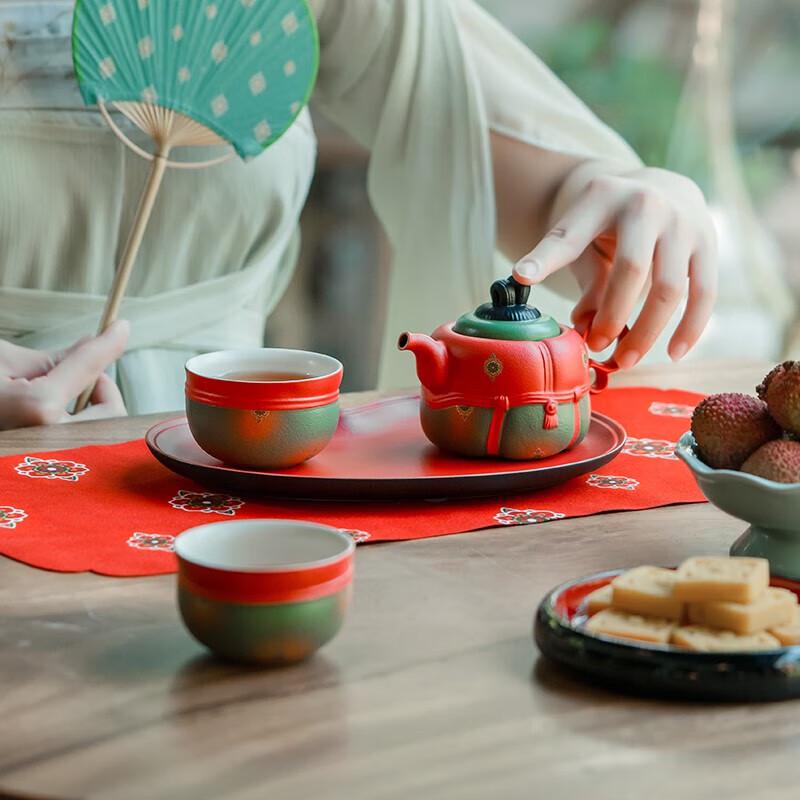 Edenus Tang Palace Night Banquet Ceramic Gongfu Tea Set