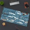 Blue Smurfs Print Mouse Pad, for Keyboard Pad Laptop PC Mat for Office Home Use, Desk Decor, Perfect Birthday Gift for Gamers